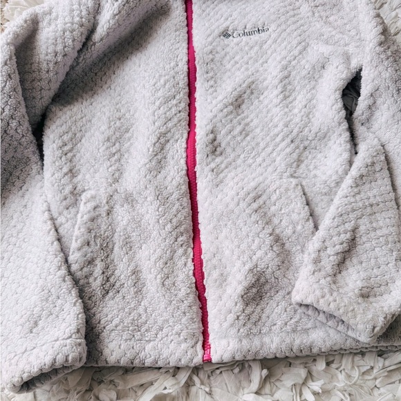 Columbia Fireside Sherpa Fleece Girls Zip Jacket - Picture 7 of 7